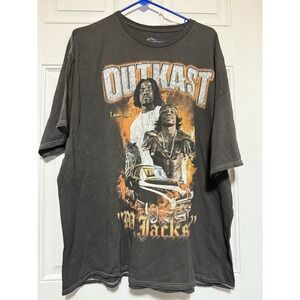 Outkast T Shirt Mens Size‎ SM Black Rap Style Tee Official Merch Rap Hip Hop